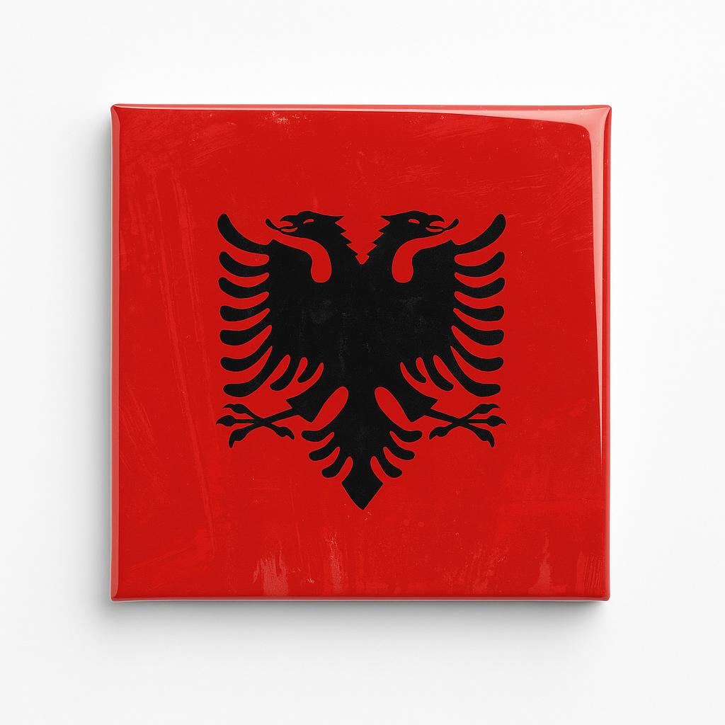 FLAG ALBANIE - Villes & Pays