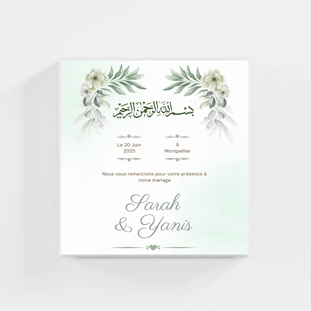 VERT D'EAU - Mariage