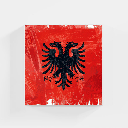 FLAG ALBANIE - Villes & Pays