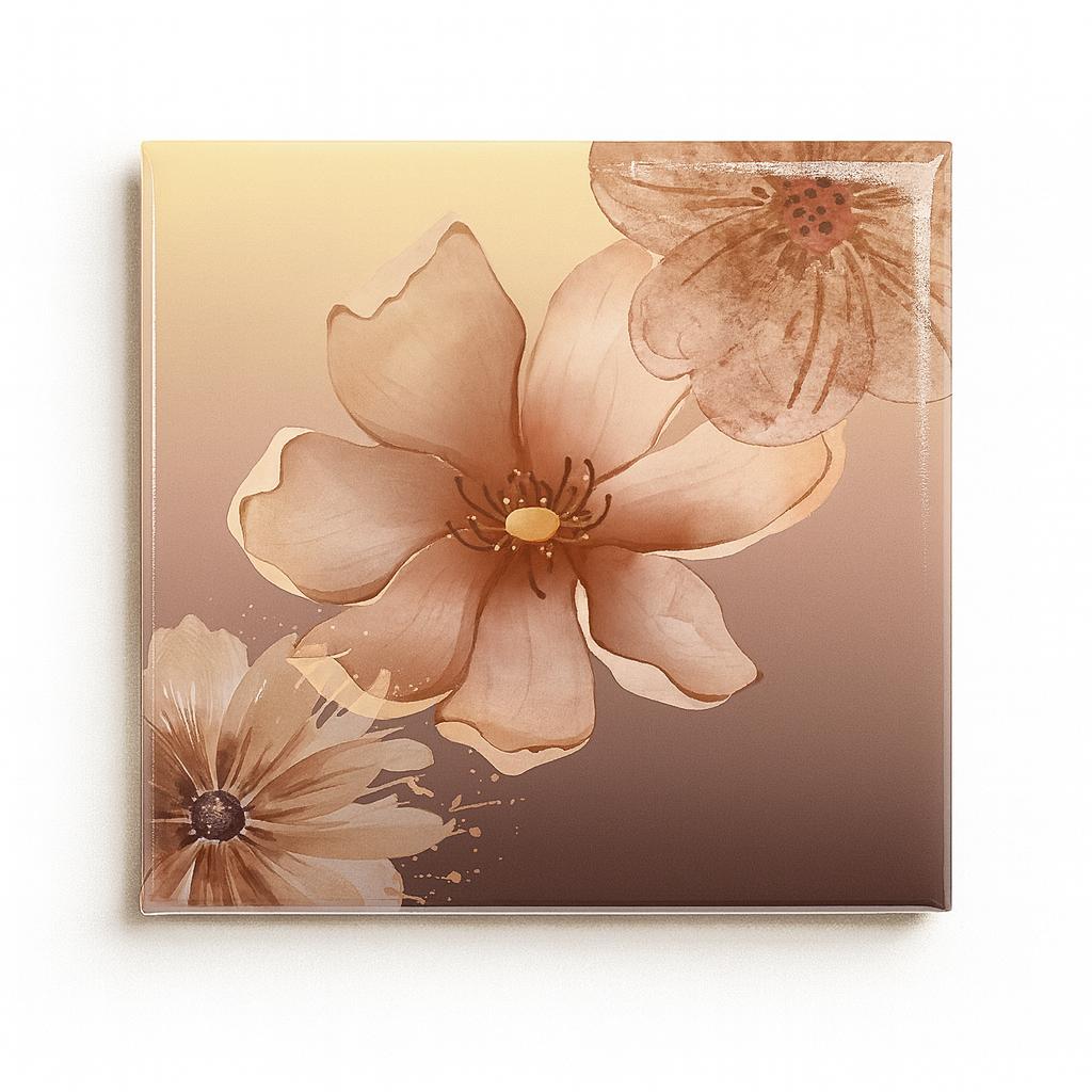 BROWN FLOWER - Girly