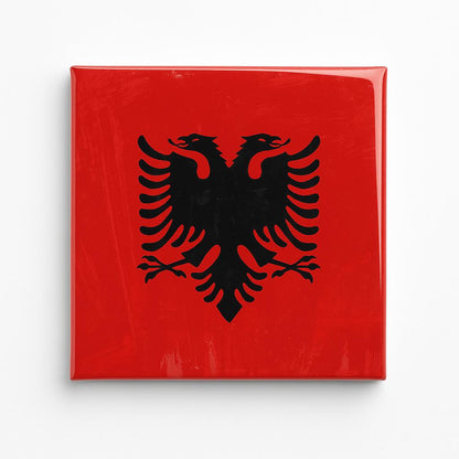 FLAG ALBANIE - Villes & Pays